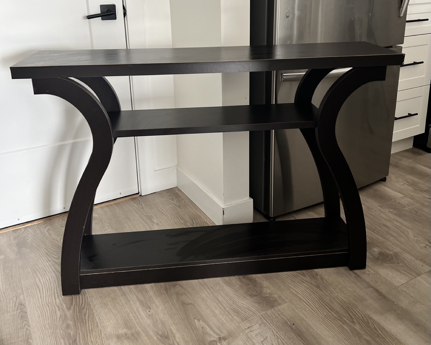 Modern Console Table with Shelf