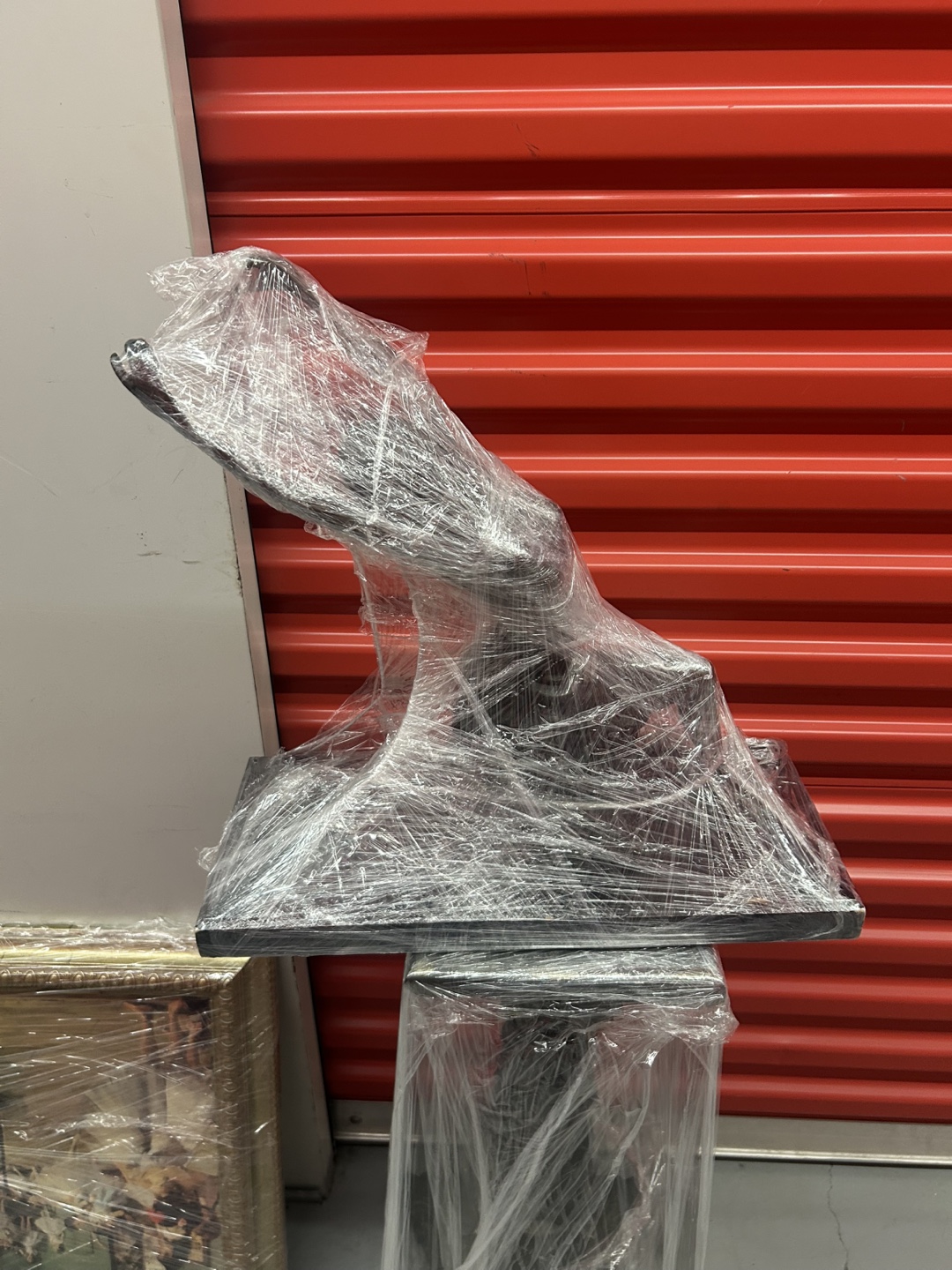 Bronze Ballerina Sculpture on Pedestal