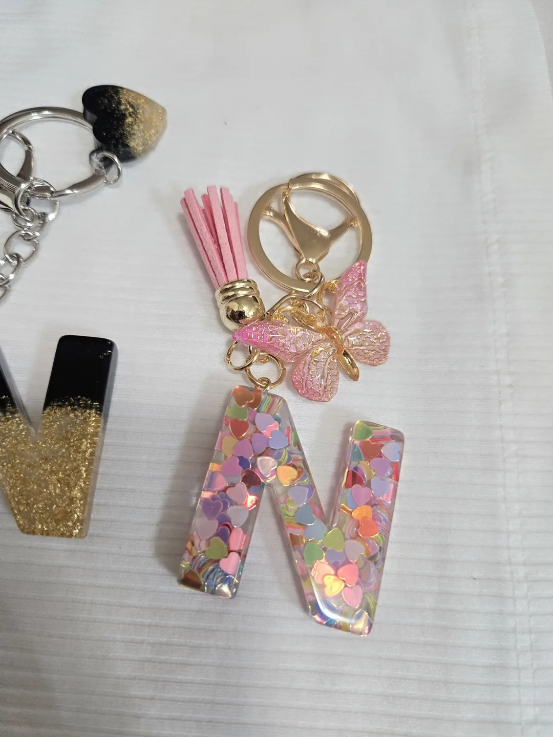 Alphabet Resin Keychains image indicator(5)