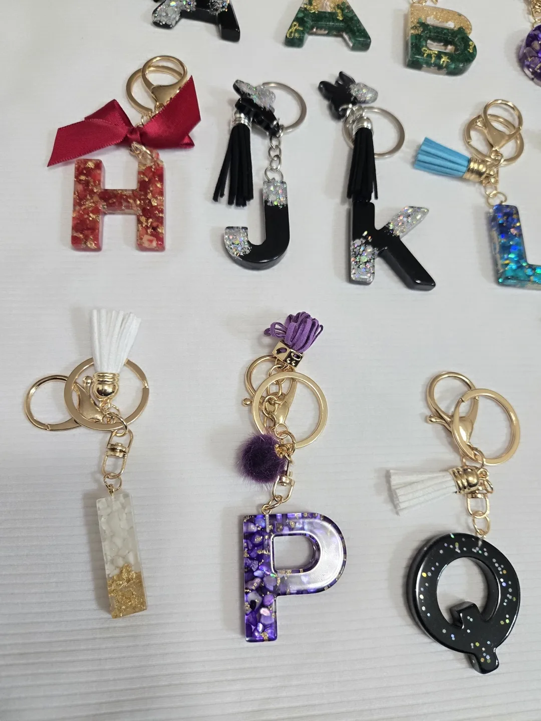 Alphabet Resin Keychains image indicator(6)