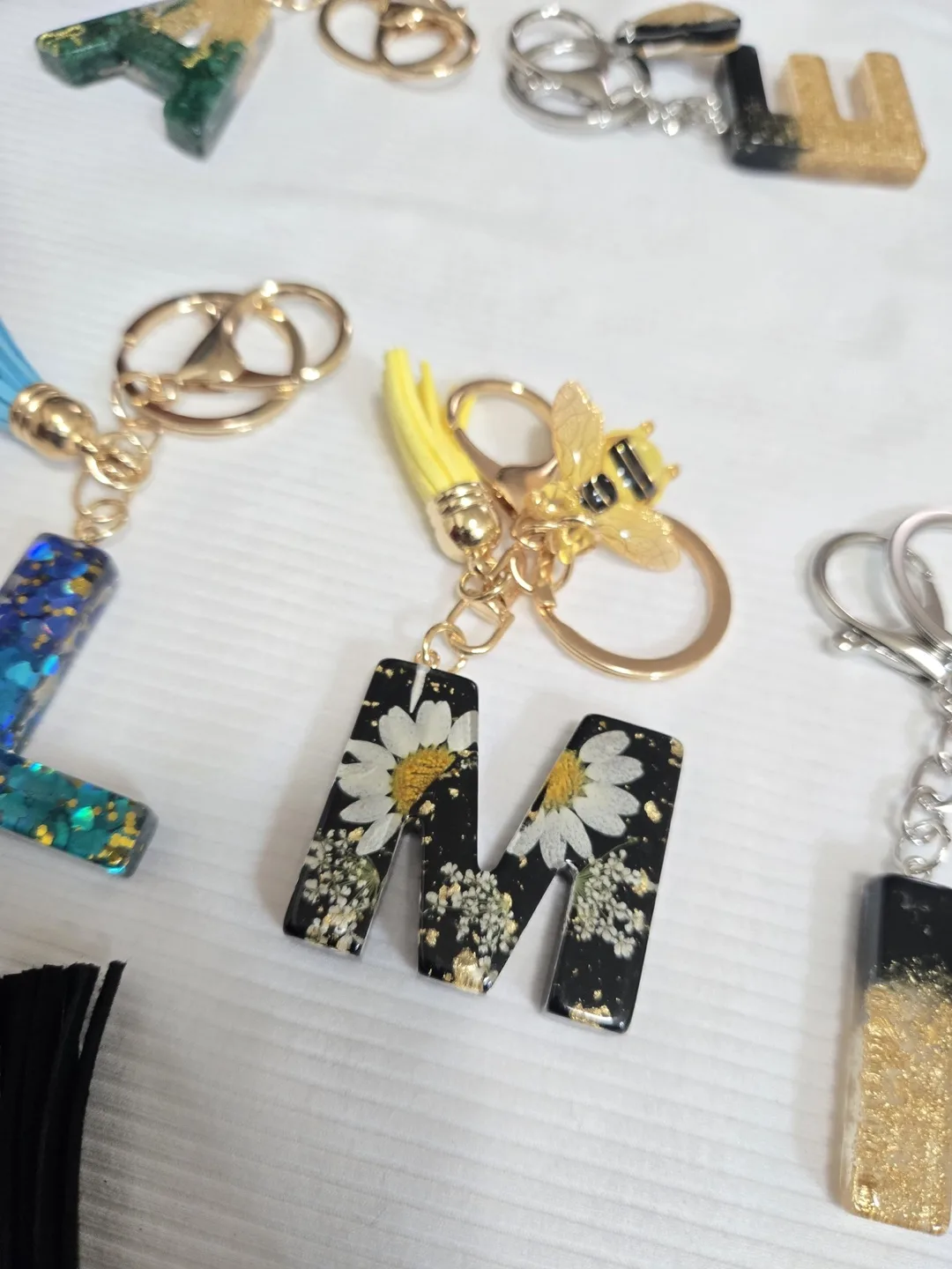 Alphabet Resin Keychains image indicator(4)