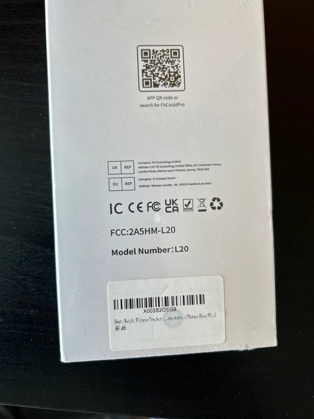 New Smart Watch Fitness Tracker L20 image indicator(2)