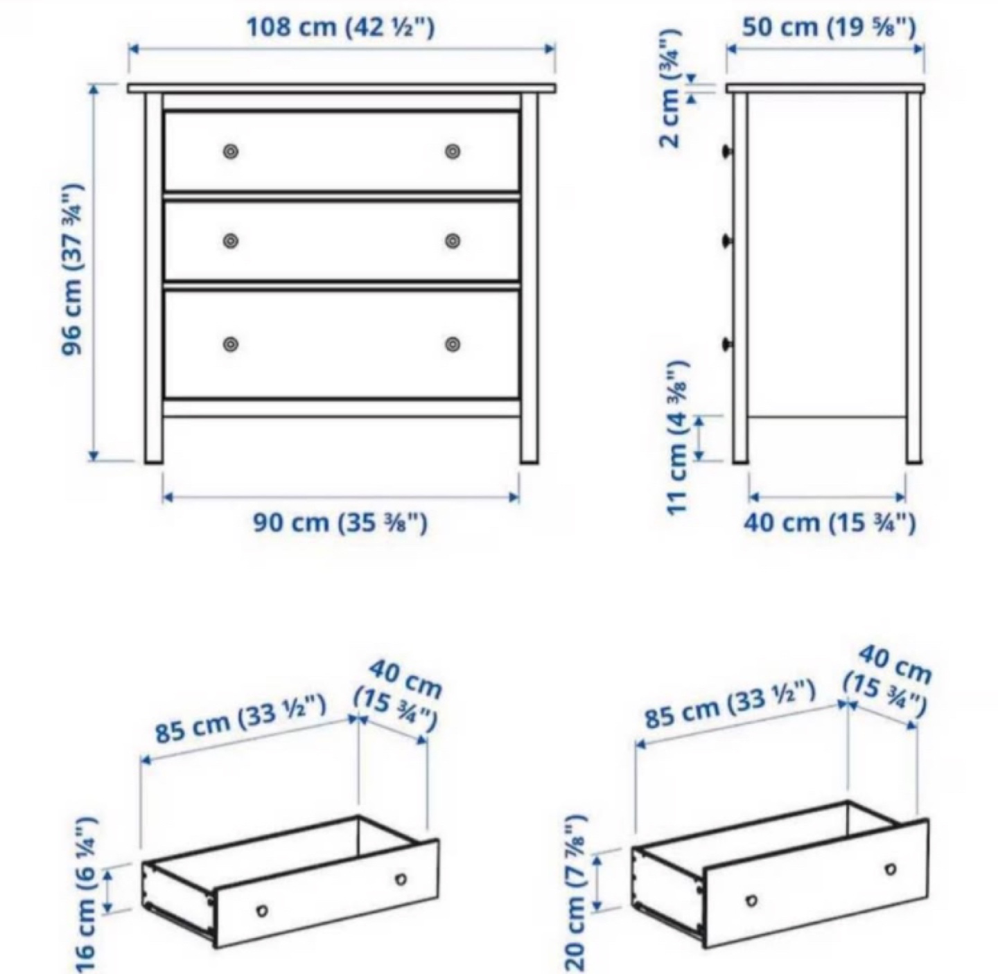 IKEA Dresser - White - photo 3