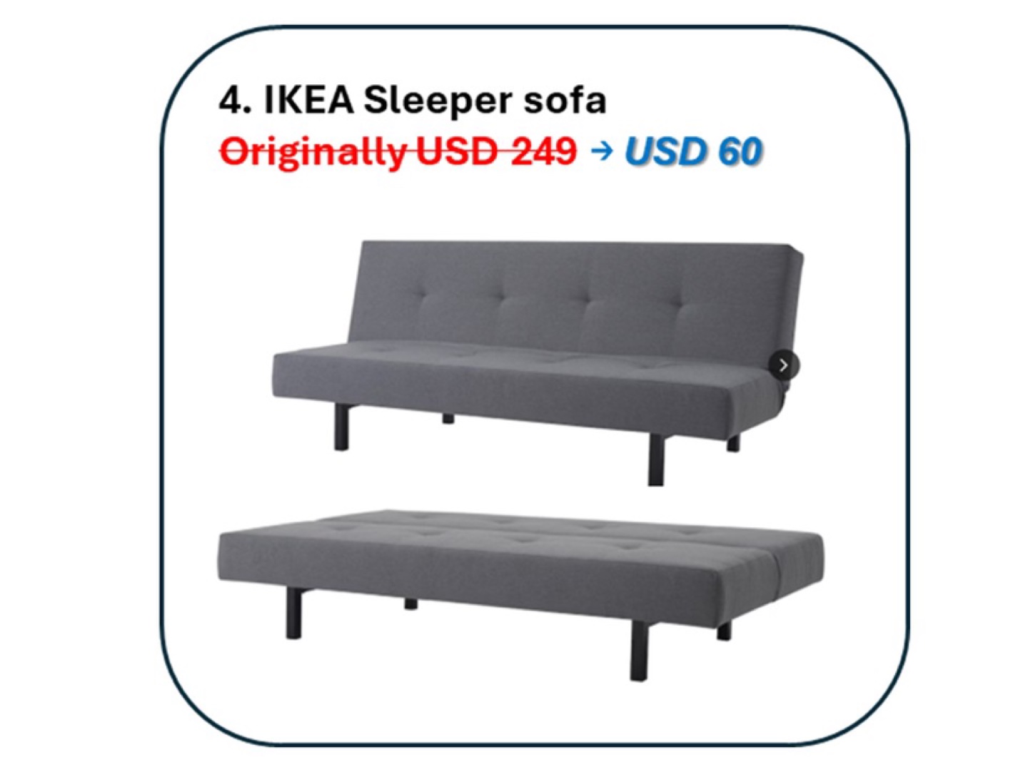 Sleeper Sofa from IKEA
