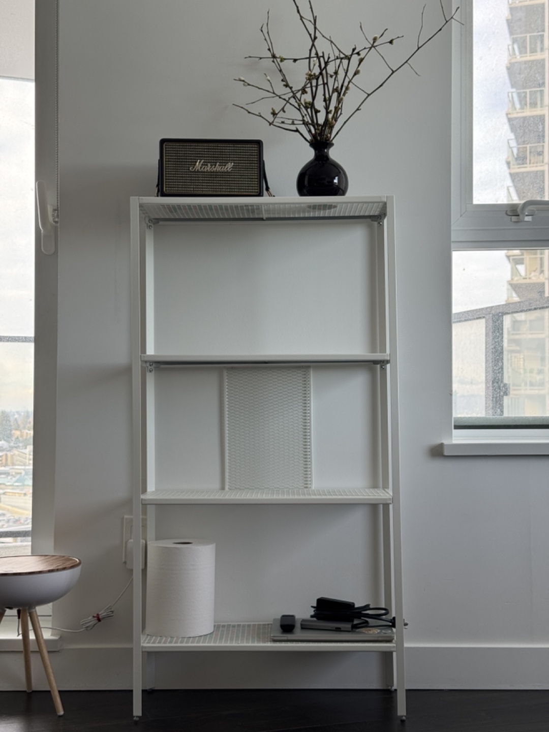 White metal shelf - photo 3