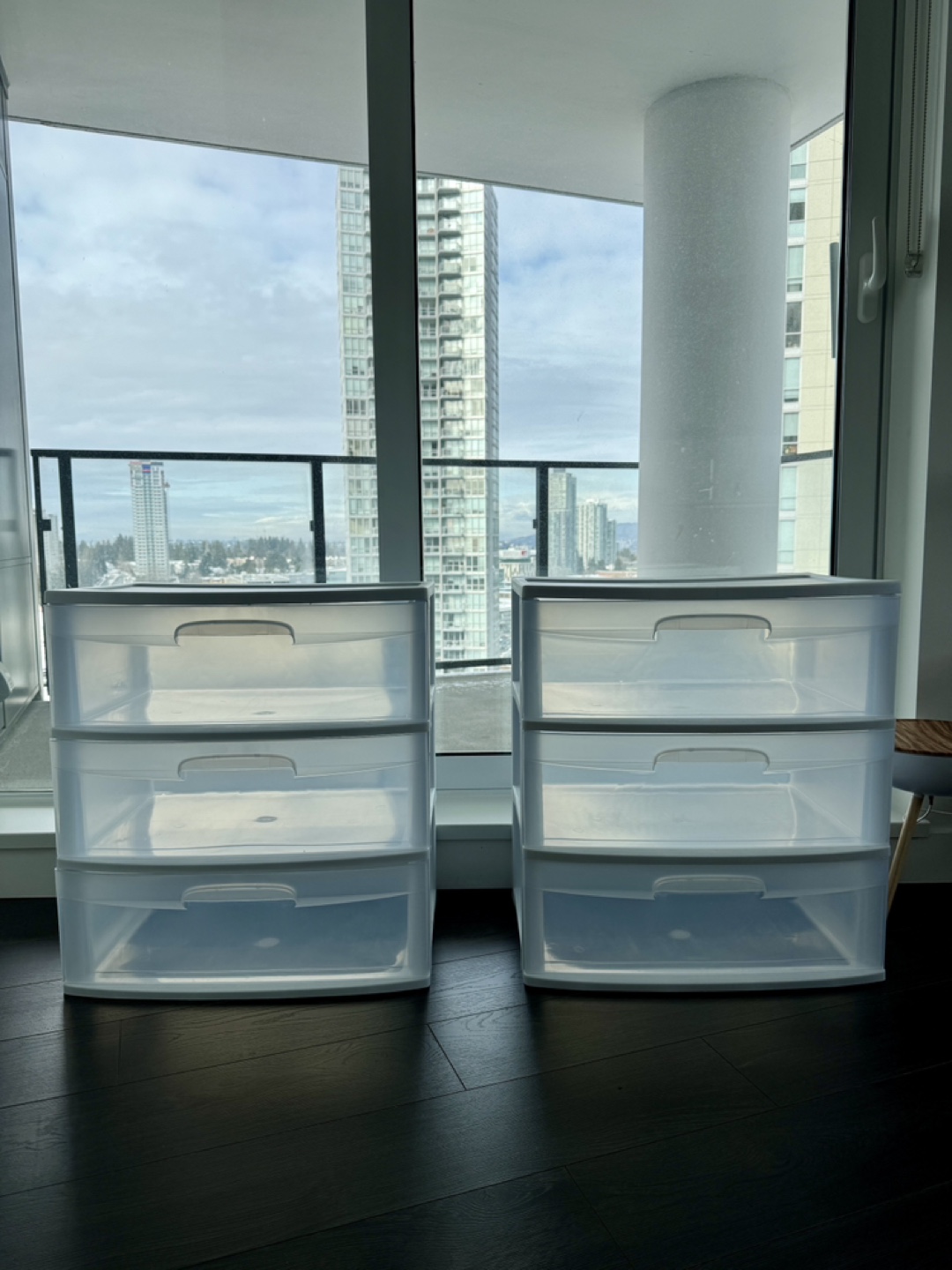 2 x Sterilite 3-Drawer Storage Units