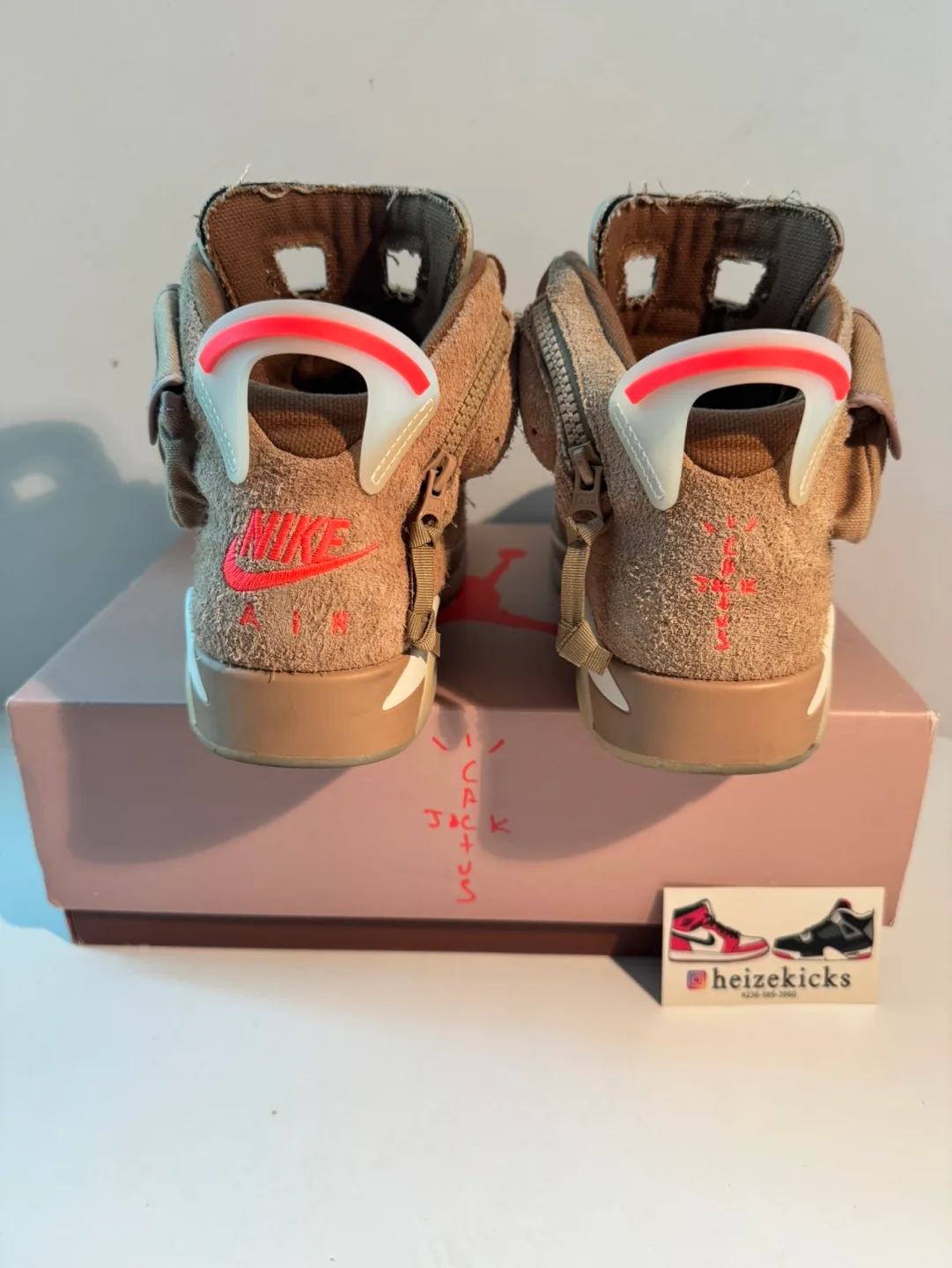 Jordan 6 Travis Scott British Khaki size 9 image indicator(4)