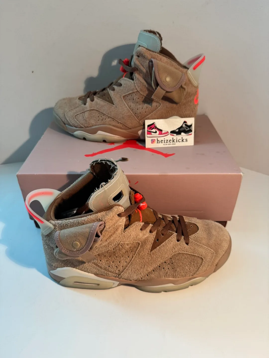 Jordan 6 Travis Scott British Khaki size 9 image indicator(2)