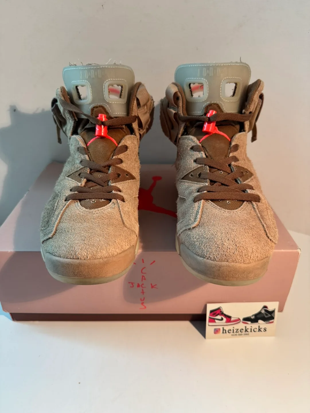 Jordan 6 Travis Scott British Khaki size 9 image indicator(3)