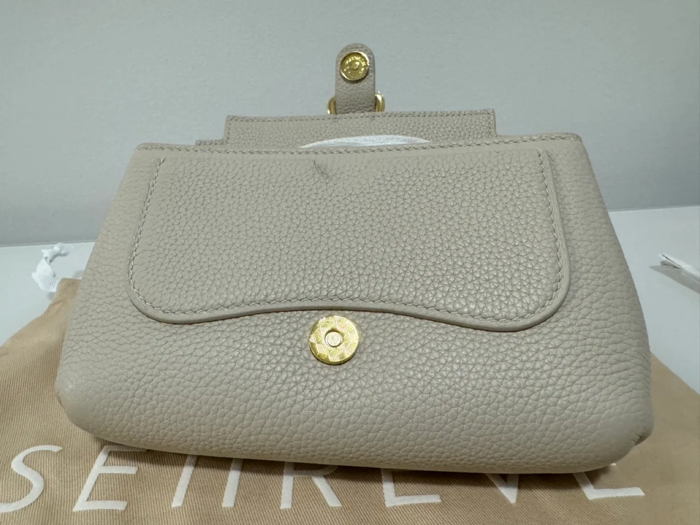 Senreve Mini Aria Élevée Bag - Piccola Leather - Dune image indicator(9)