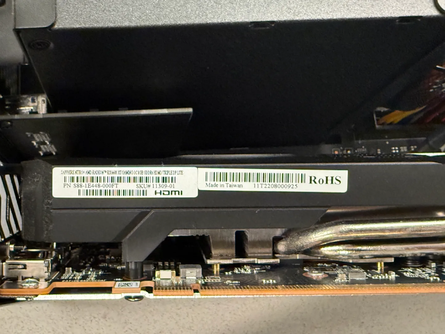 Sapphire NITRO+ Radeon RX 6600 XT Graphics Card- 8 G image indicator(3)