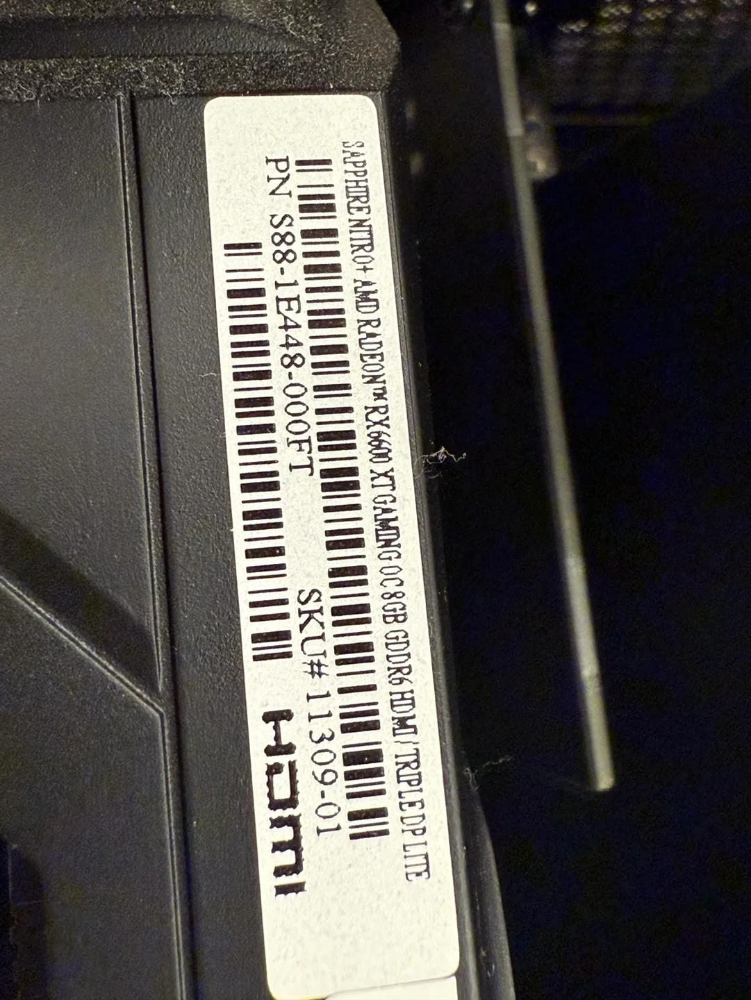 Sapphire NITRO+ Radeon RX 6600 XT Graphics Card- 8 G image indicator(4)