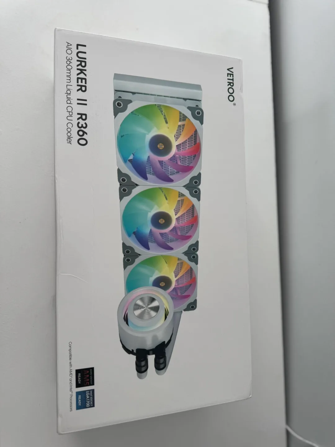 *NEW* Vetroo R360 AIO CPU Cooler - White image indicator(2)