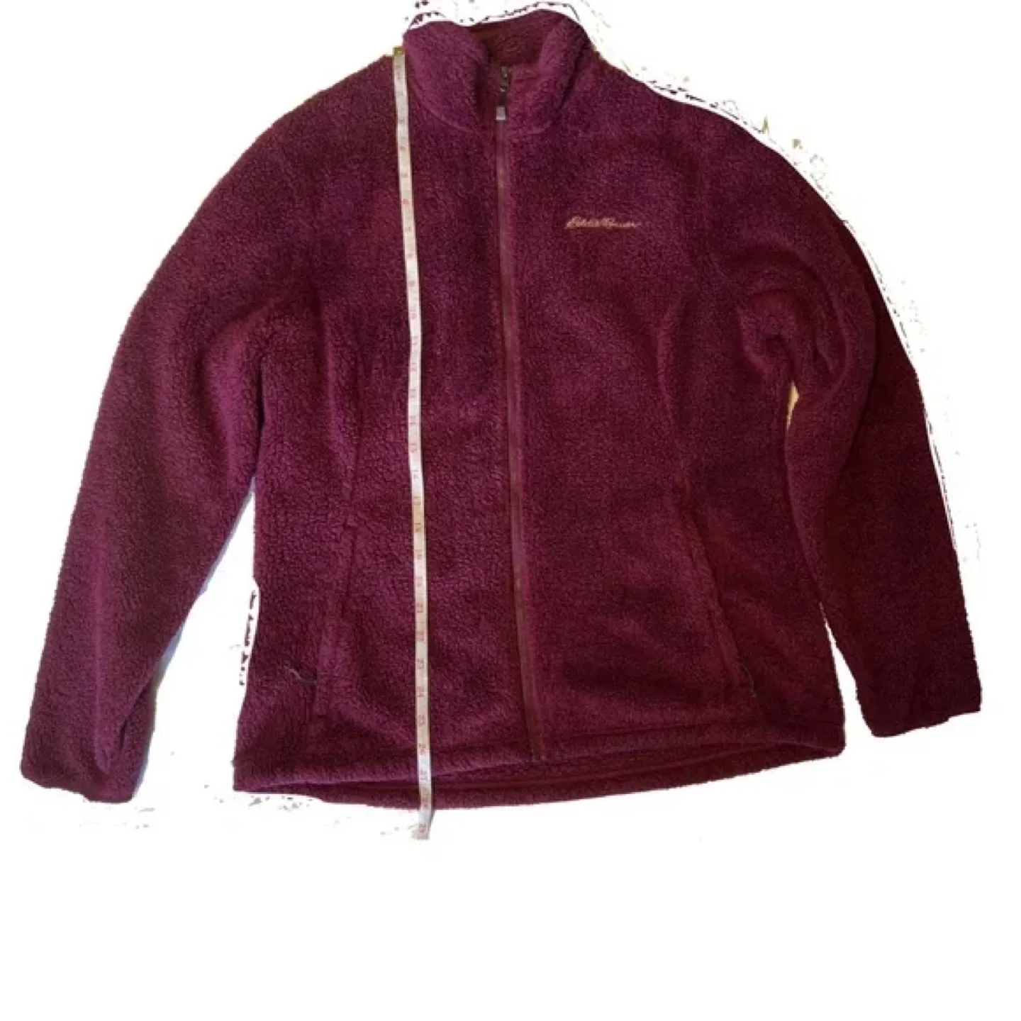 Eddie Bauer Women's Burgundy Fleece Jacket image indicator(2)