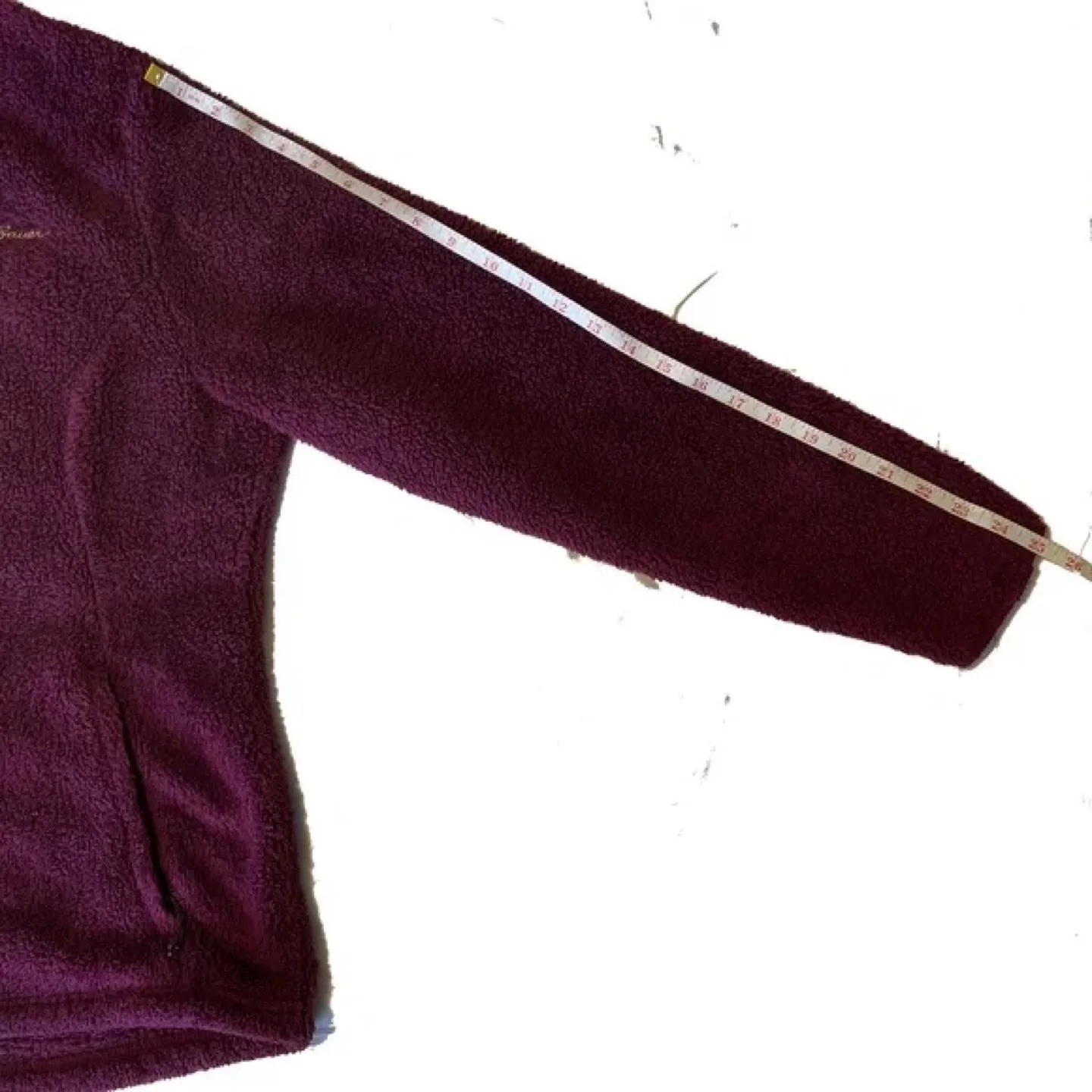 Eddie Bauer Women's Burgundy Fleece Jacket image indicator(5)