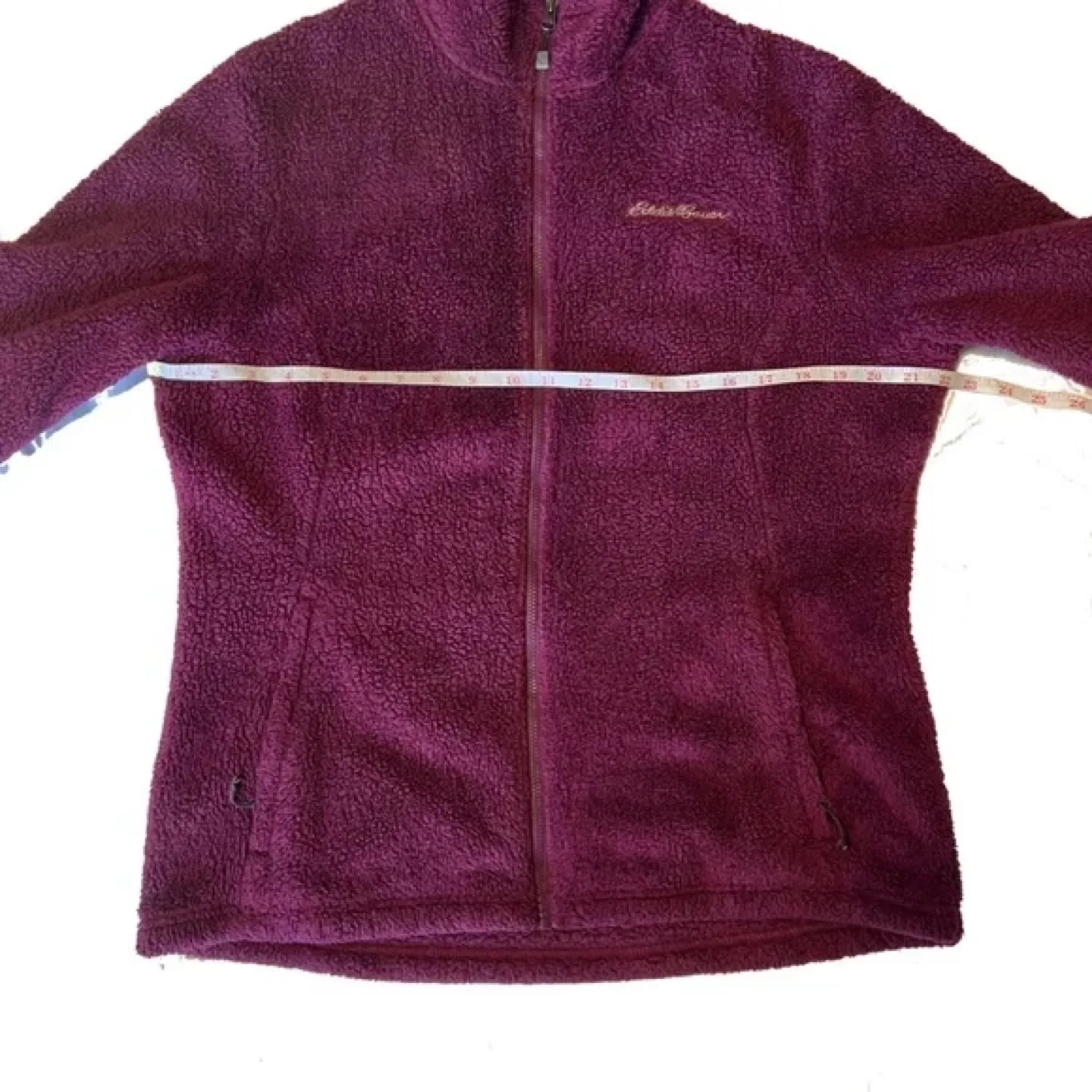 Eddie Bauer Women's Burgundy Fleece Jacket image indicator(3)