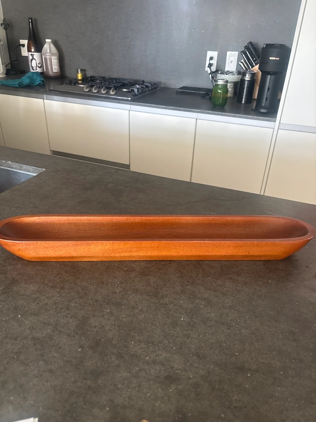 Wooden Bread Serving Boat image indicator(2)