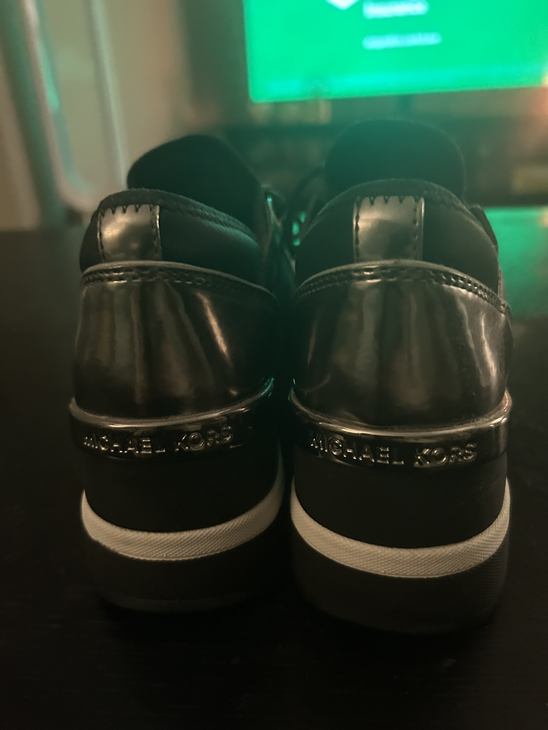 Michael Kors Black Wedge Sneakers - photo 3