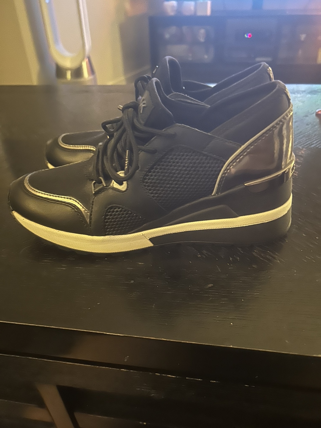 Michael Kors Black Wedge Sneakers - photo 2