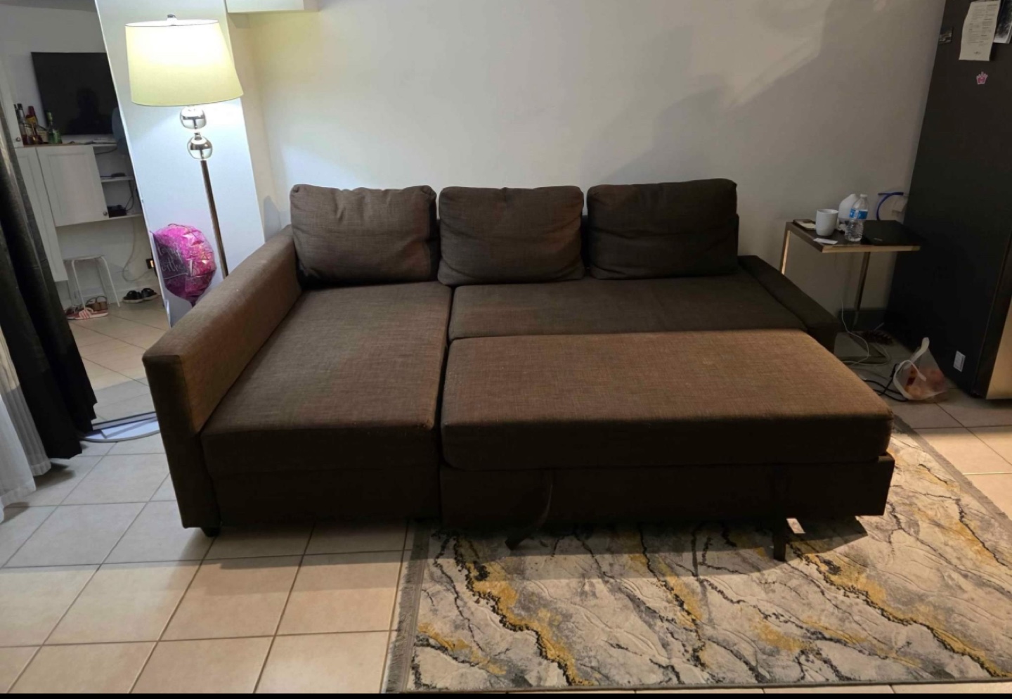IKEA FRIHETEN Corner Sofa Bed - Brown - photo 2