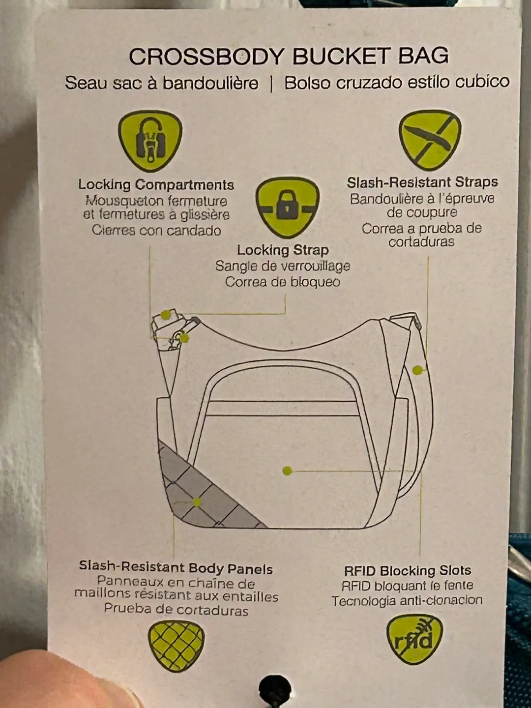 Travelon Anti-theft Classic Crossbody Bag - Spruce image indicator(9)
