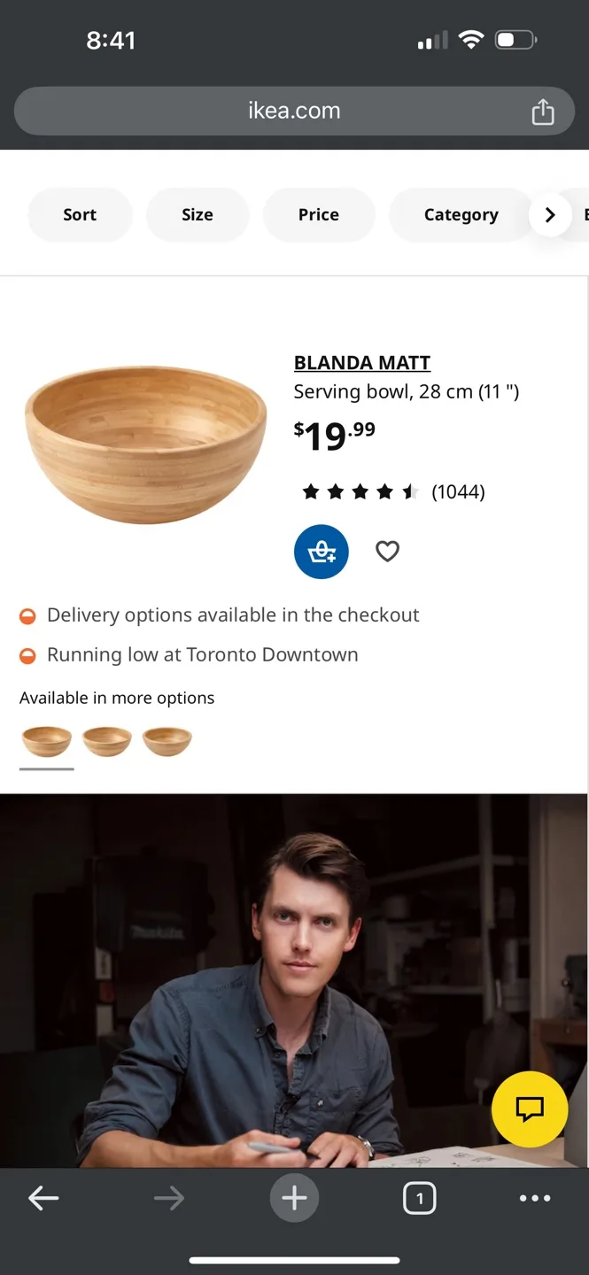 IKEA BLANDA MATT Serving Bowls (Set of 5) single also avail image indicator(2)