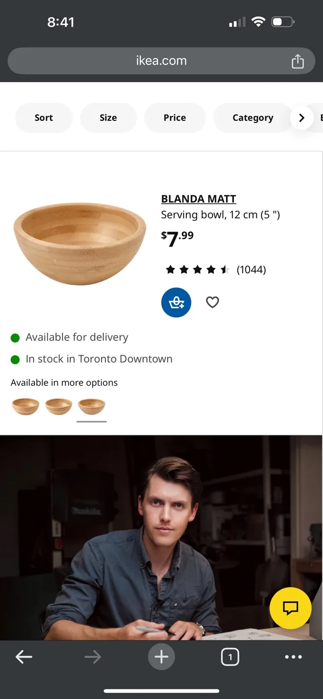 IKEA BLANDA MATT Serving Bowls (Set of 5) single also avail image indicator(4)