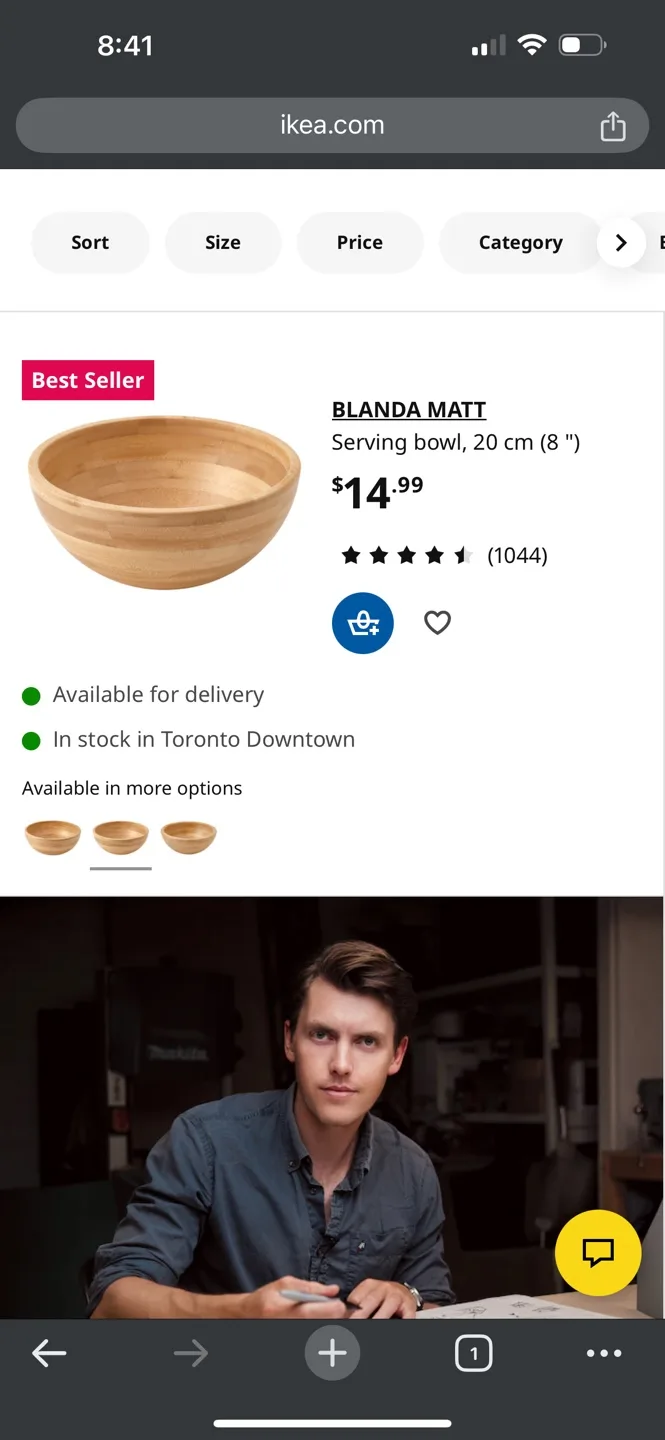 IKEA BLANDA MATT Serving Bowls (Set of 5) single also avail image indicator(3)