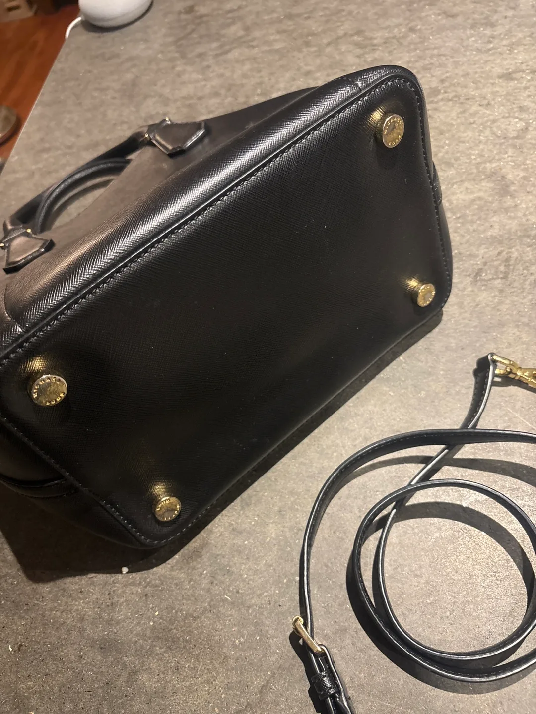 Michael Kors Black Leather Handbag image indicator(7)