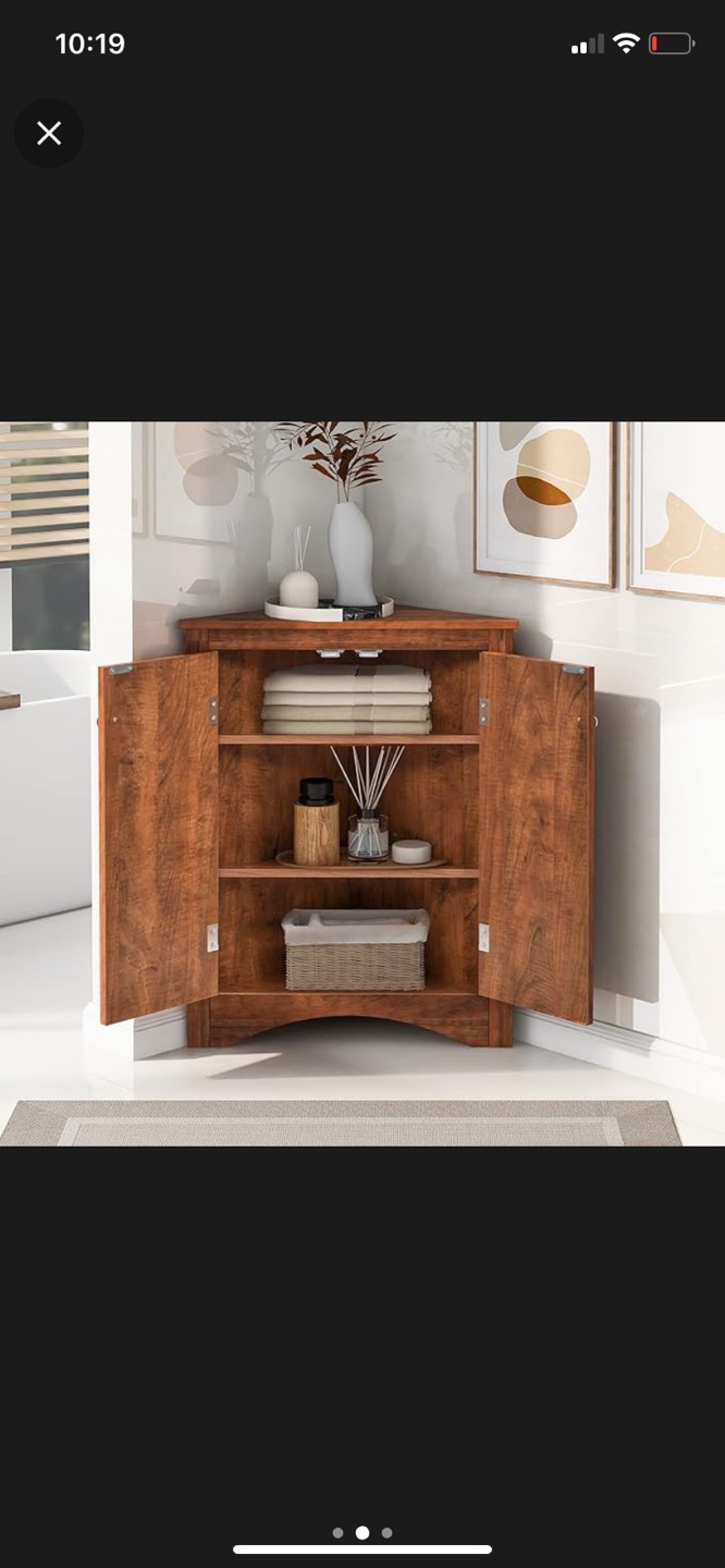 New Wayfair 2 🏈 Door Corner Accent Cabinet - photo 2
