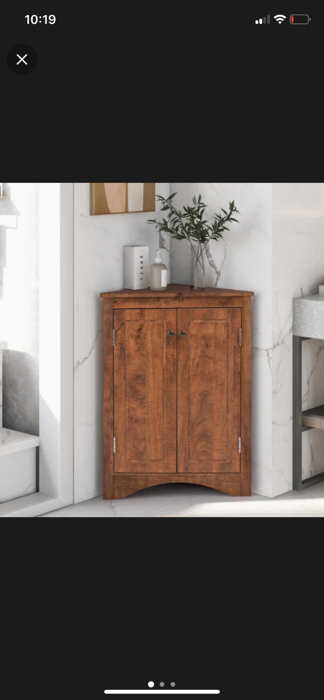 New Wayfair 2 🏈 Door Corner Accent Cabinet