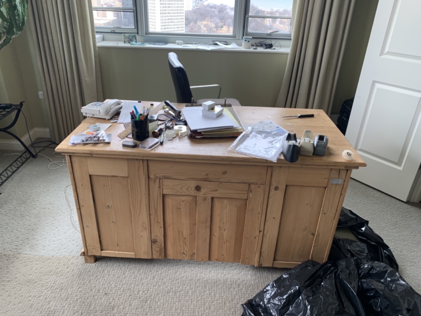 Large Wooden Desk