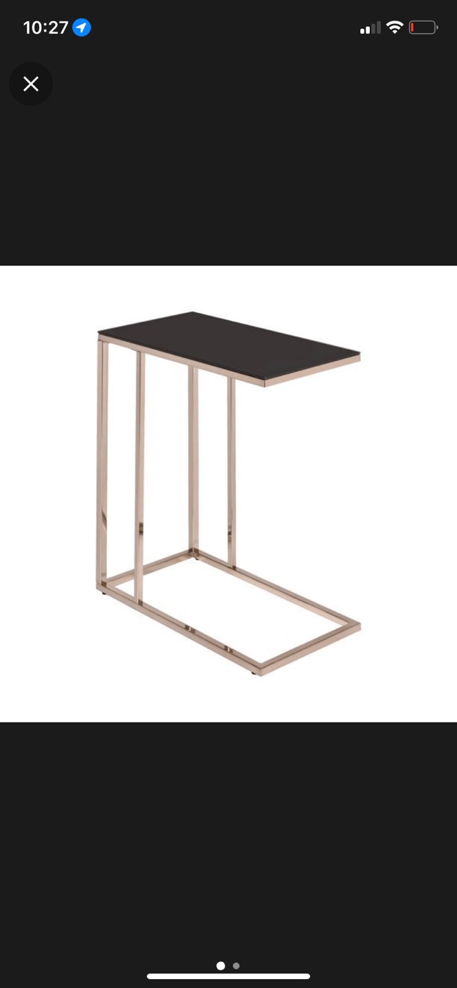 New 🏈 Glass End Table, Couch Side Table