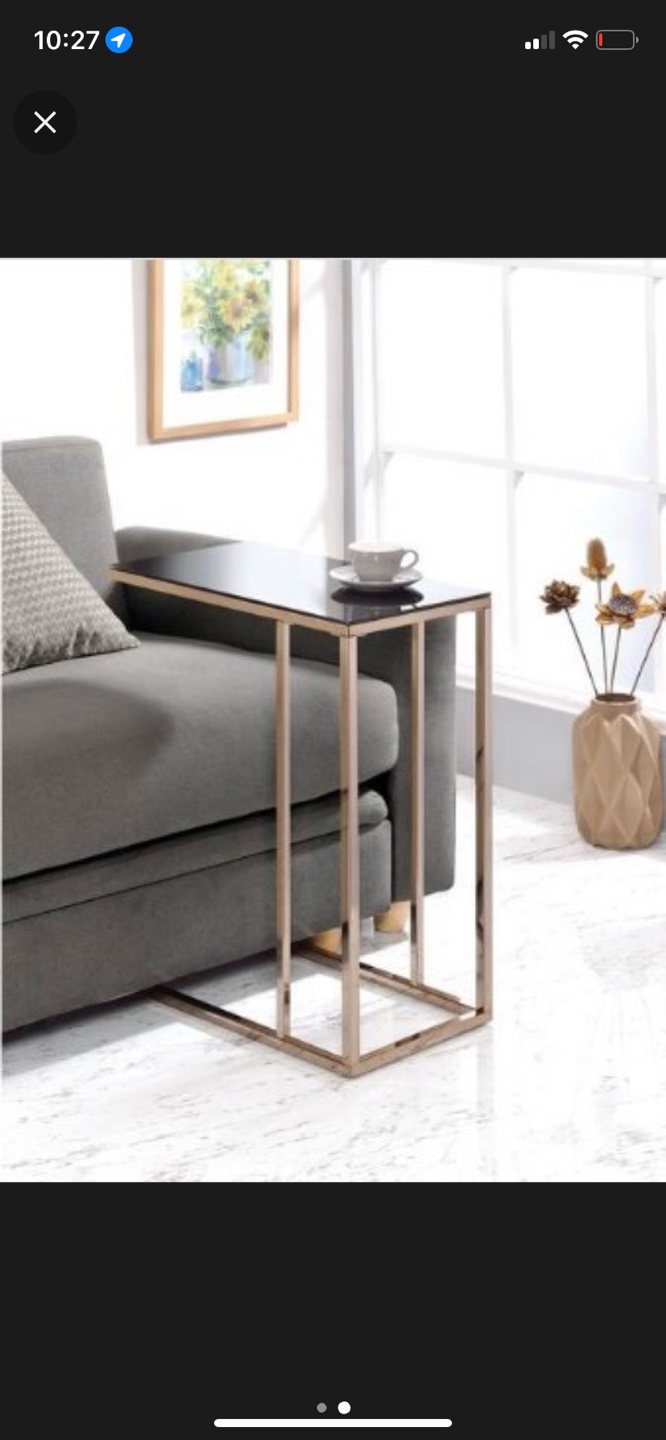 New 🏈 Glass End Table, Couch Side Table - photo 2