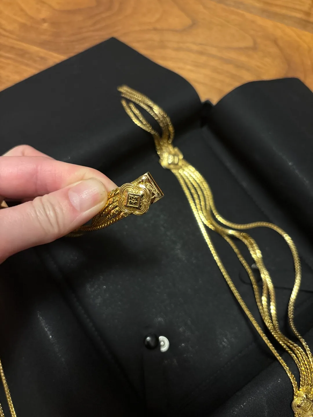 Christian Dior Gold-Tone Multi-Strand Necklace image indicator(4)