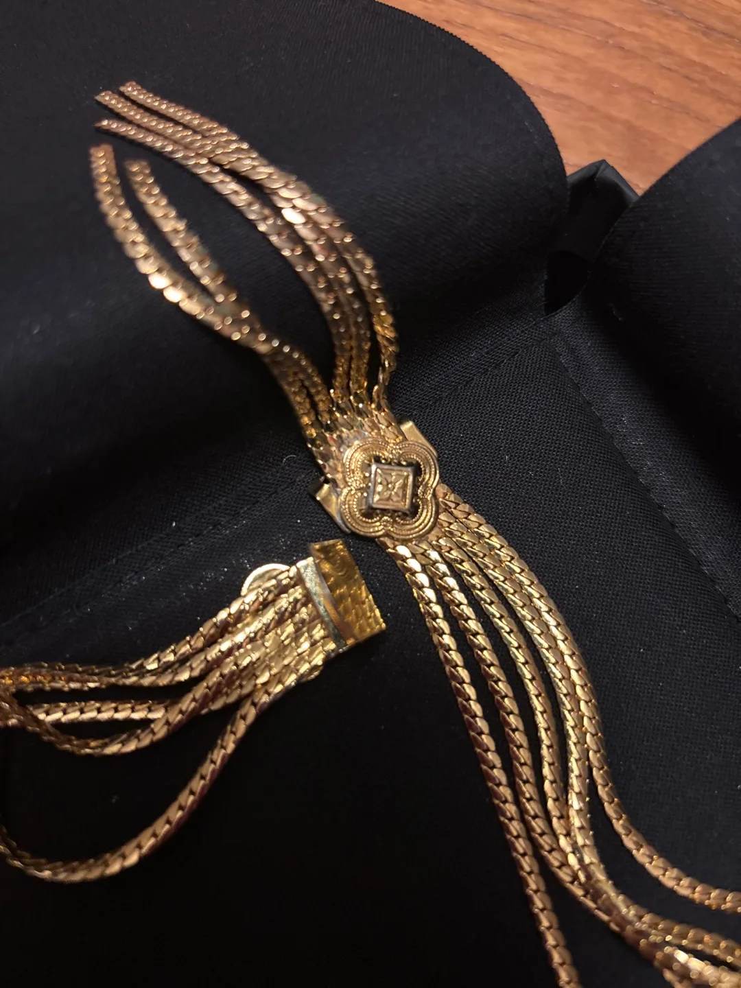 Christian Dior Gold-Tone Multi-Strand Necklace image indicator(3)