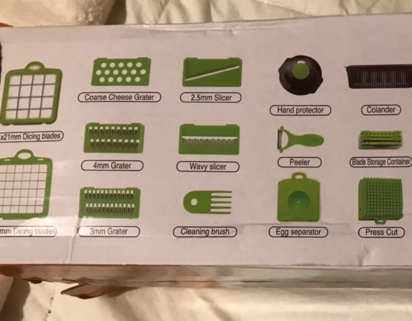 16-Piece Veggie Slicer Mandoline image indicator(3)