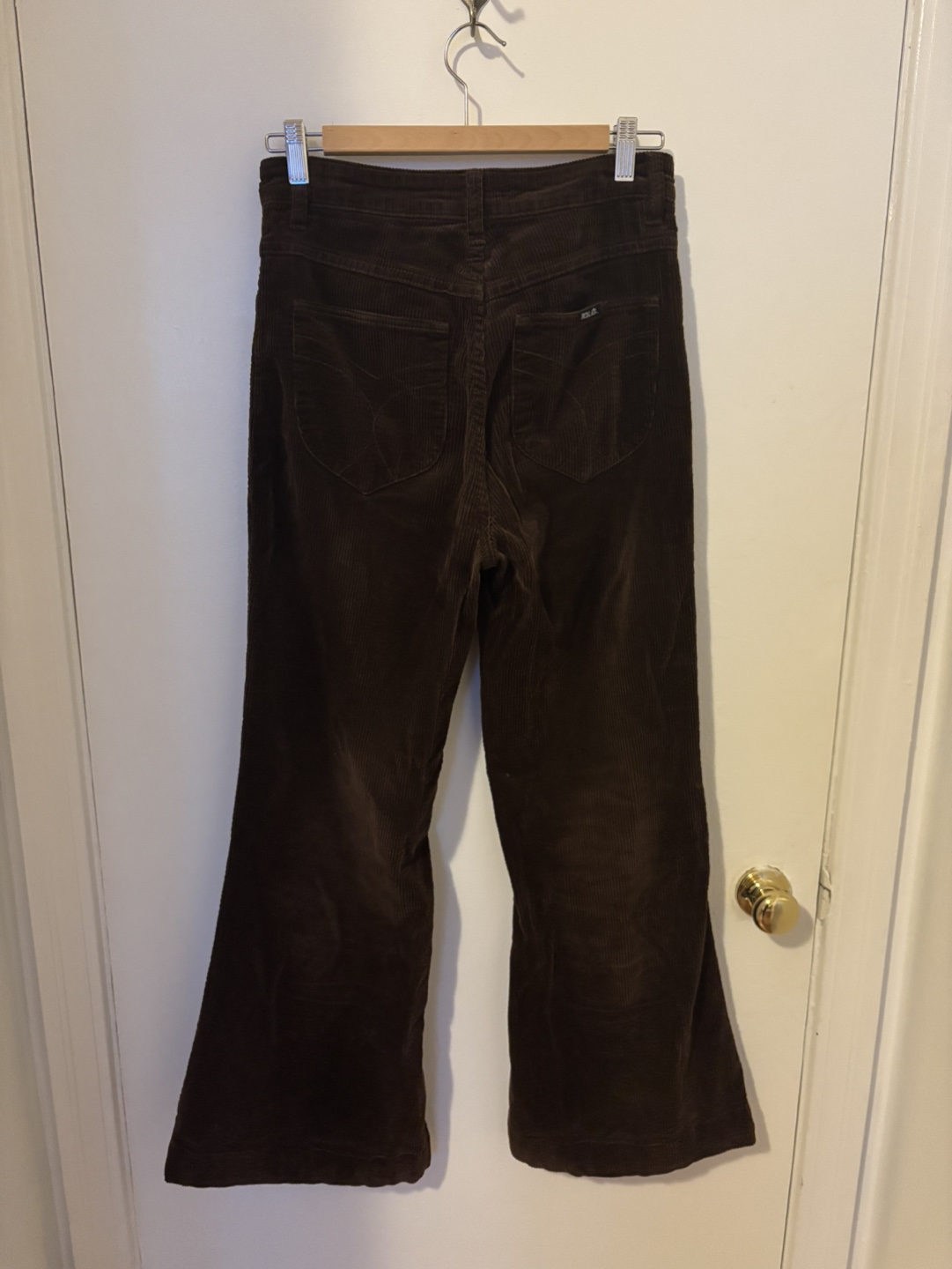 Rollas Brown Corduroy Flare Jeans - photo 2