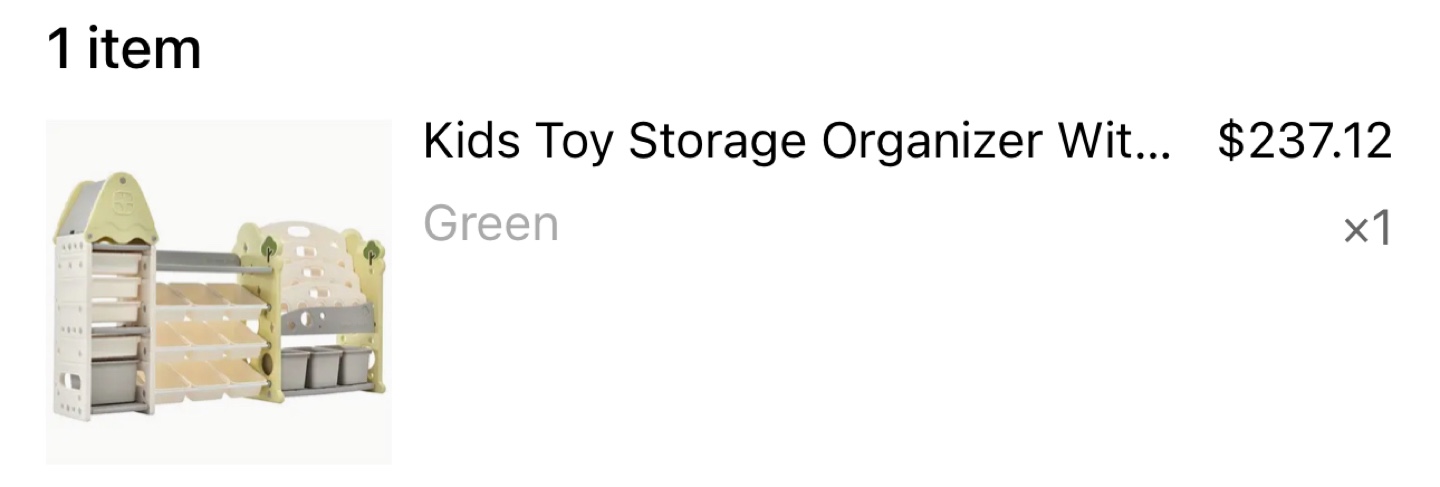 Kids Toy Organizer Storage Shelf Bookcase (Toys not included) - photo 2