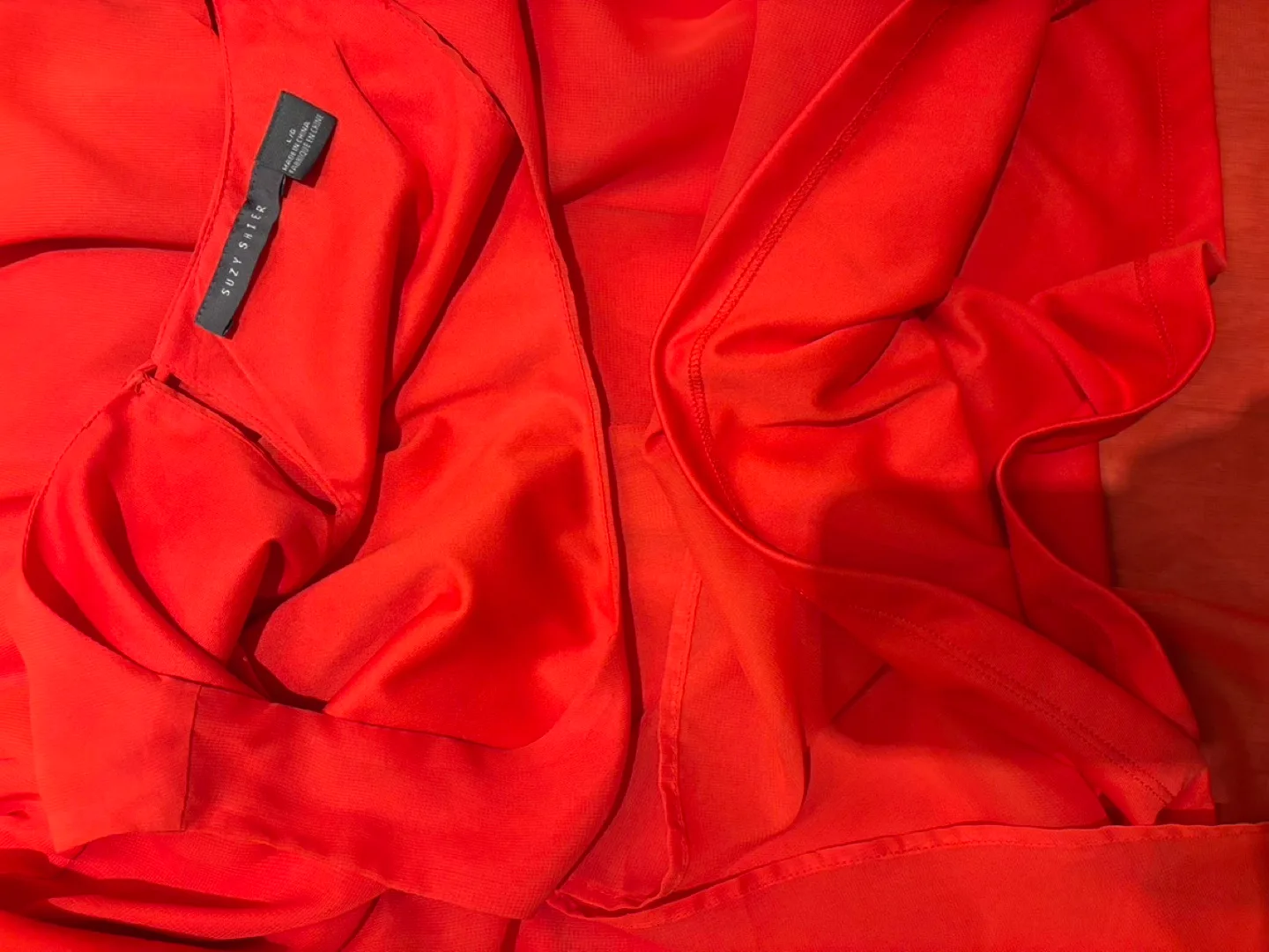 Gorgeous Coral Sleeveless Mini Dress image indicator(3)