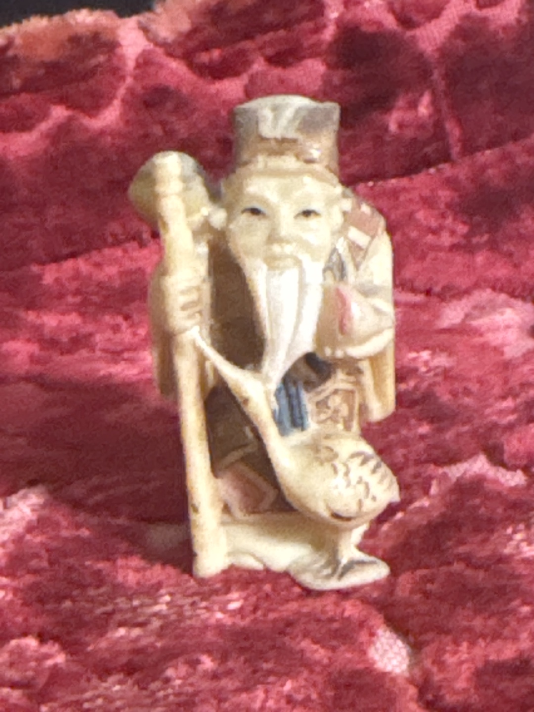 Set of Four Vintage Asian Carved Figurines - photo 3