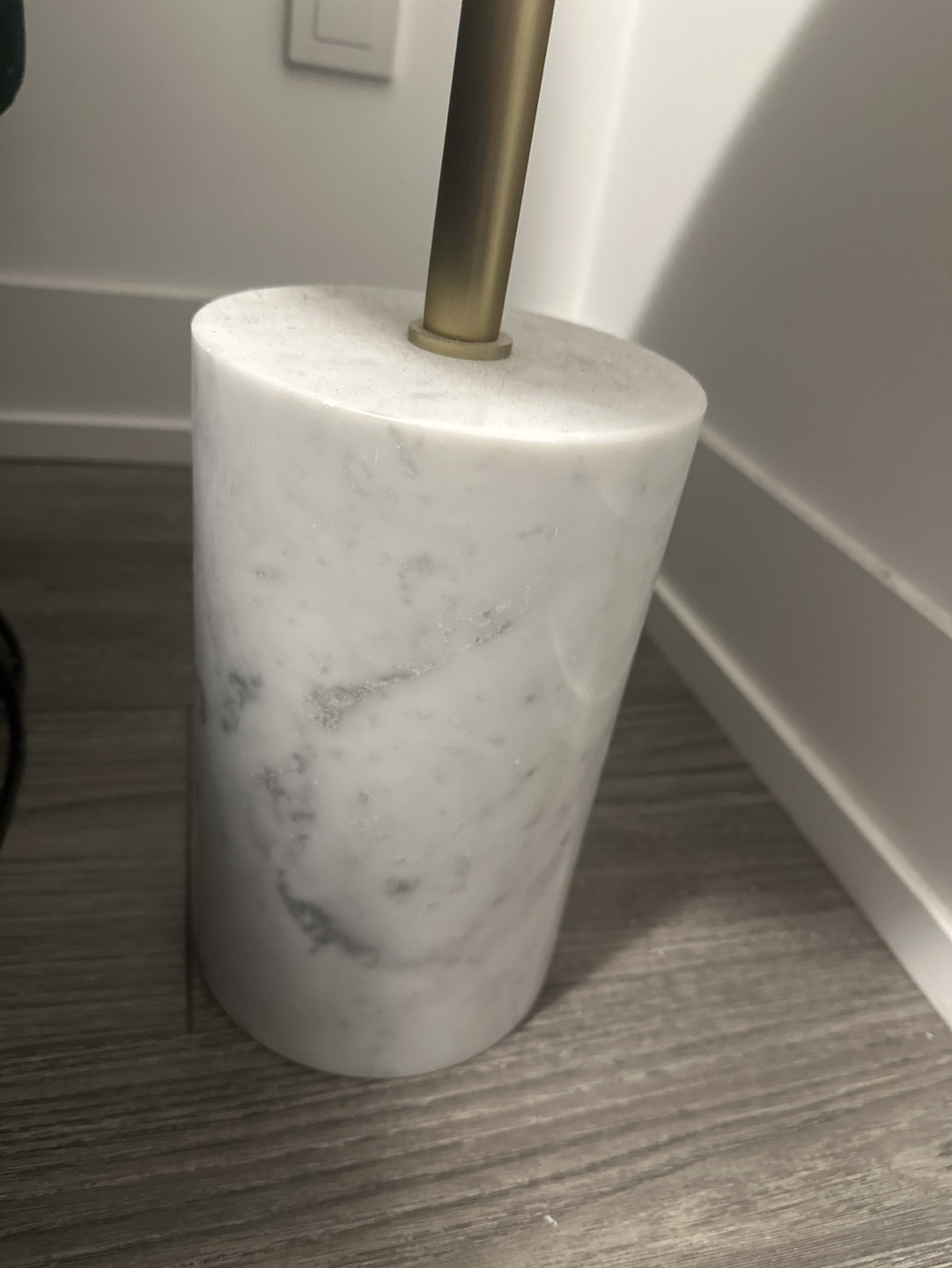 Gold and Marble Side Table - photo 2