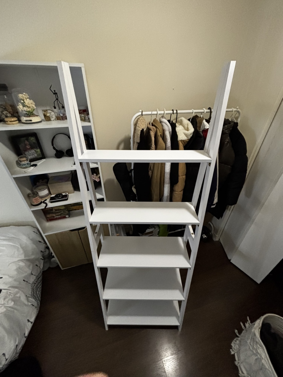 White Ladder Shelf - 5 Shelves - photo 4