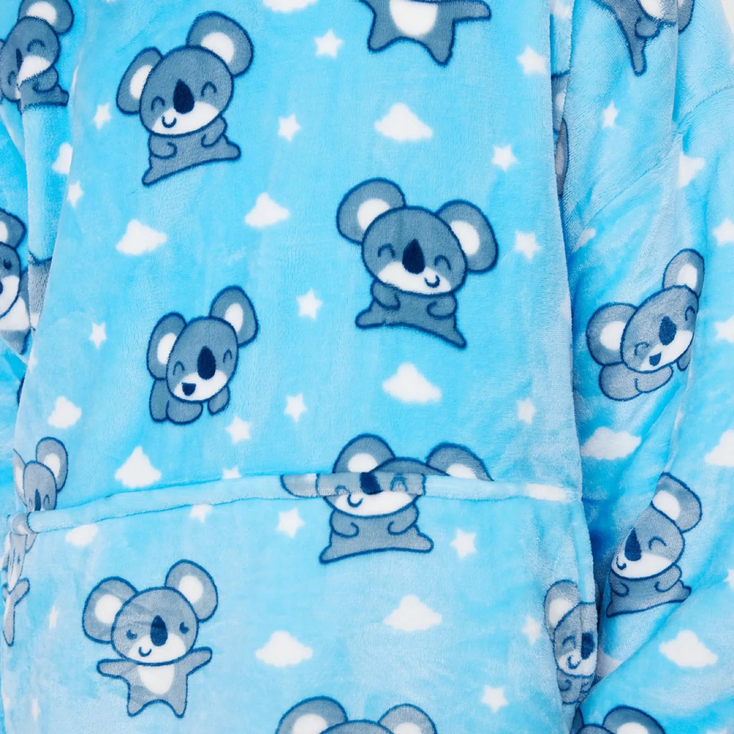 Cozy Koala OVERSIZED Hoodie Blanket - Blue image indicator(2)