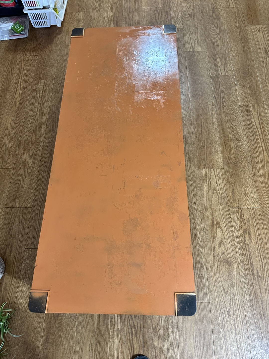 Mid-Century Modern Orange Coffee Table