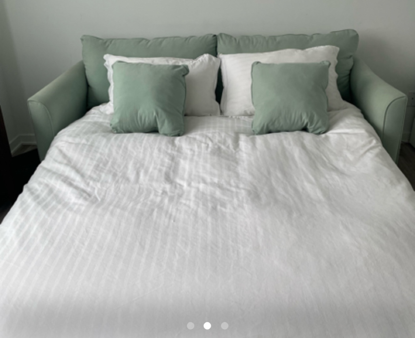 Pale Green Sofa Bed