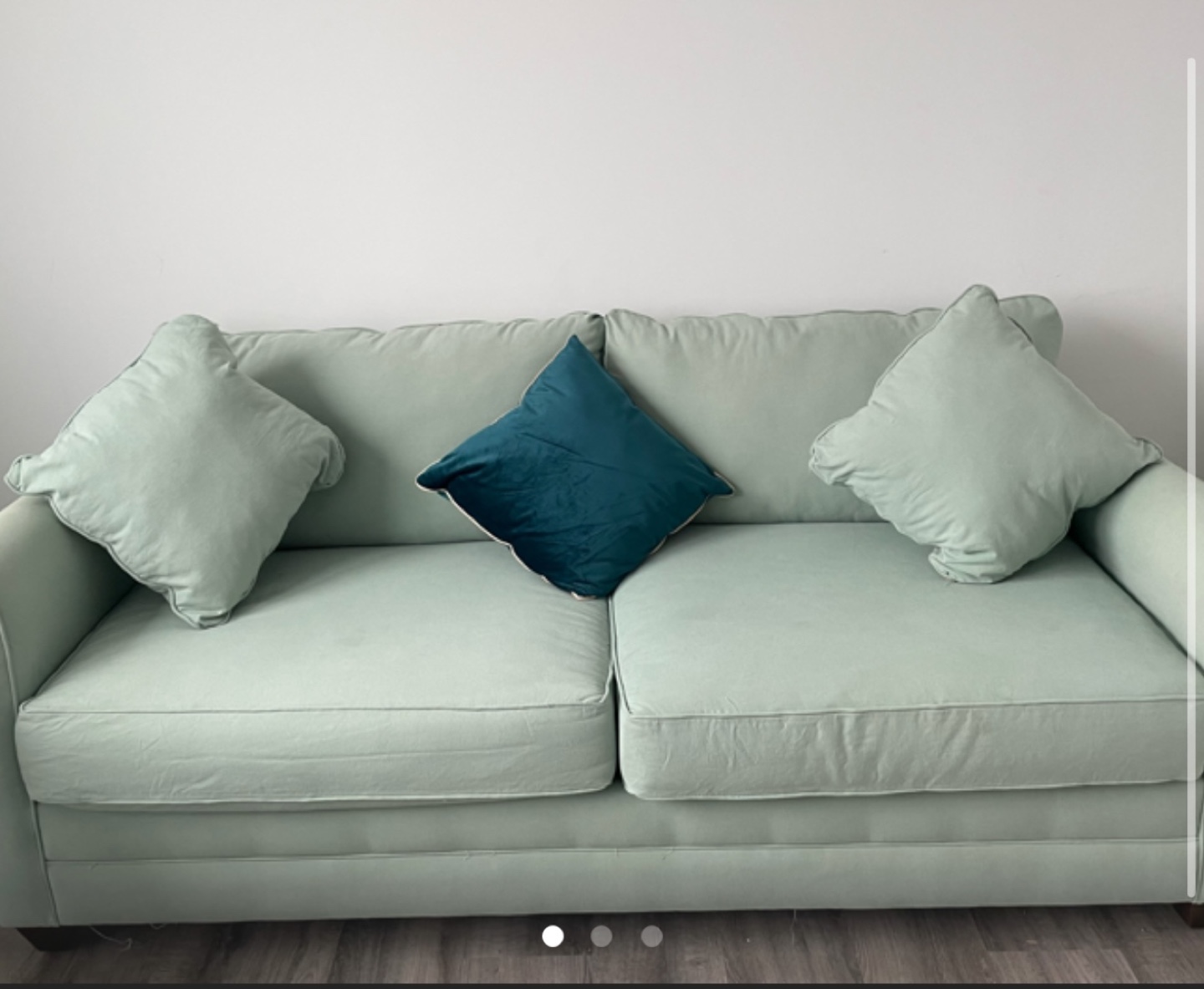 Pale Green Sofa Bed - photo 2