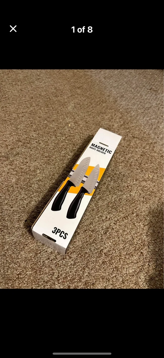 Magnetic Knife Holder with 2 Knives image indicator(2)