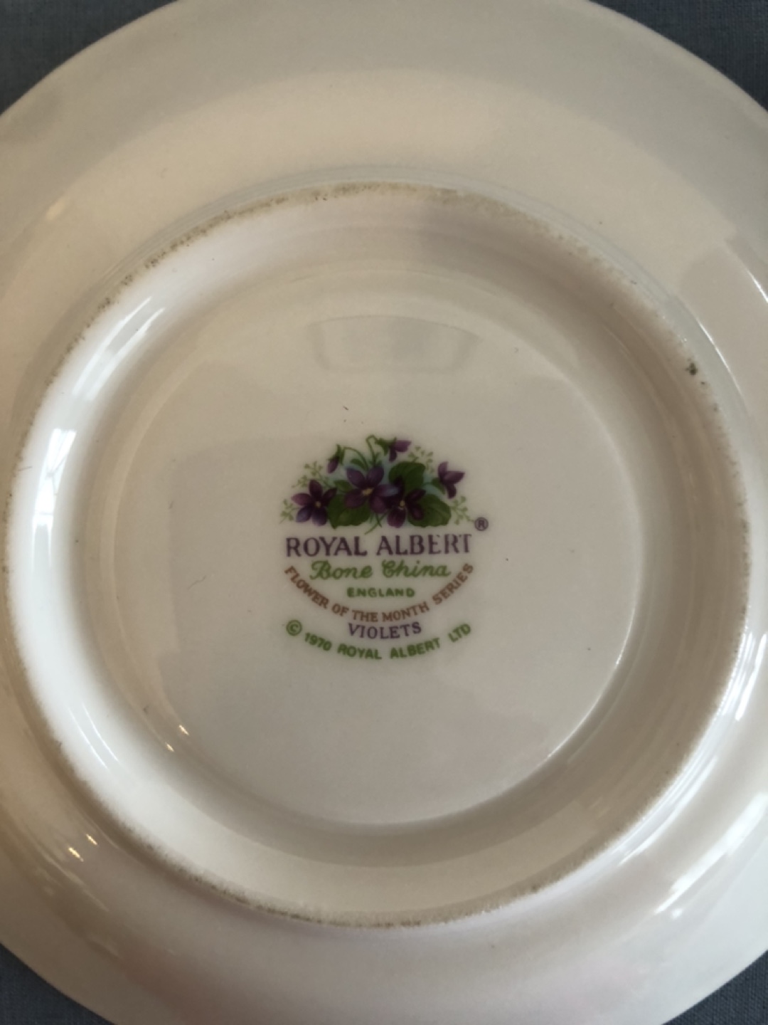 Royal Albert ‘February’ Teacup & Saucer - photo 4
