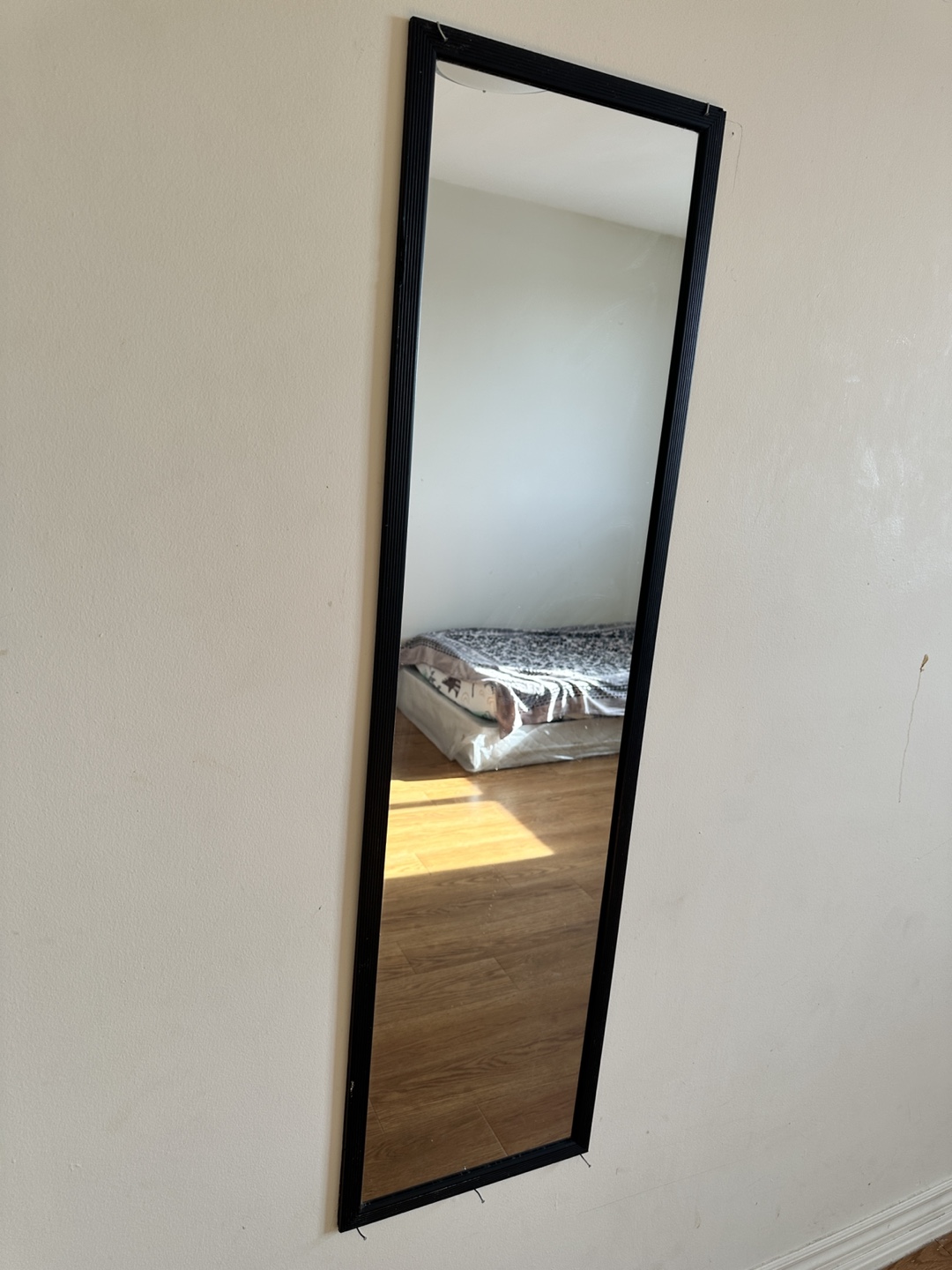 Full Length Black Framed Mirror
